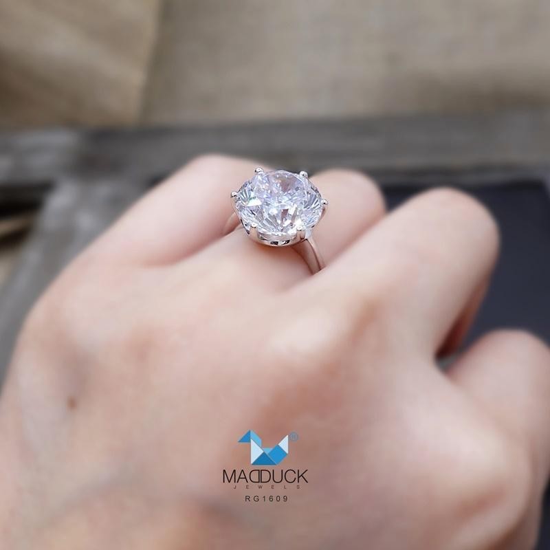 Women's ring – CZ in 925 silver by Madduck Jewels