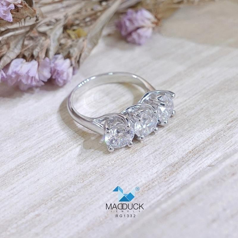 Women's ring – CZ in 925 silver by Madduck Jewels