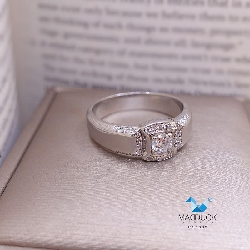 Women's ring – CZ in 925 silver by Madduck Jewels