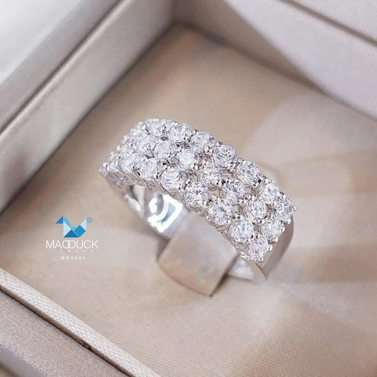 Women's ring – CZ in 925 silver by Madduck Jewels