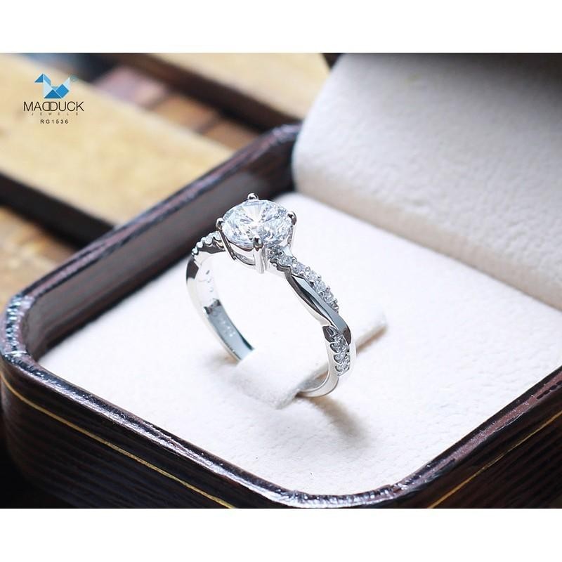 Couple ring set – CZ in 925 silver by Madduck Jewels