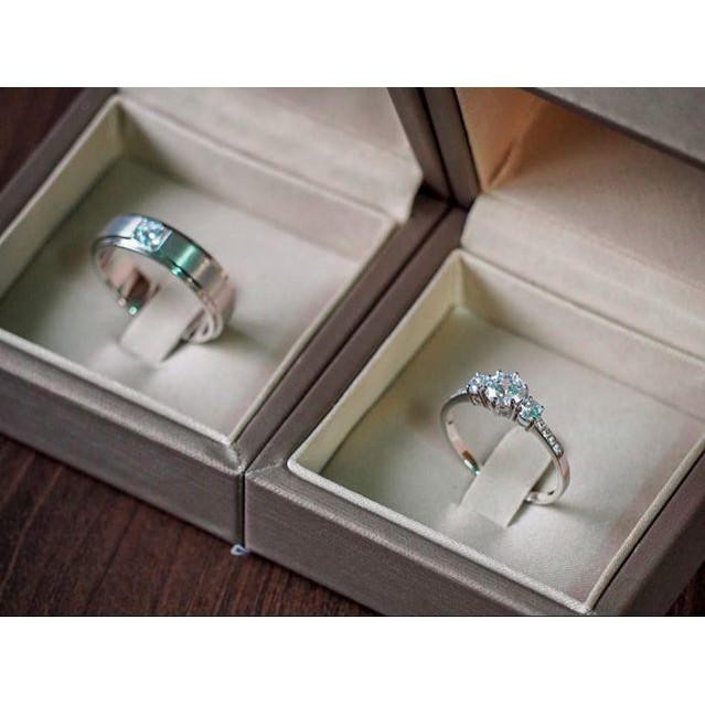 Couple ring set – CZ in 925 silver by Madduck Jewels