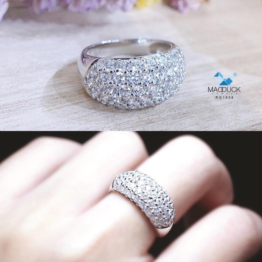 Women's ring – CZ in 925 silver by Madduck Jewels