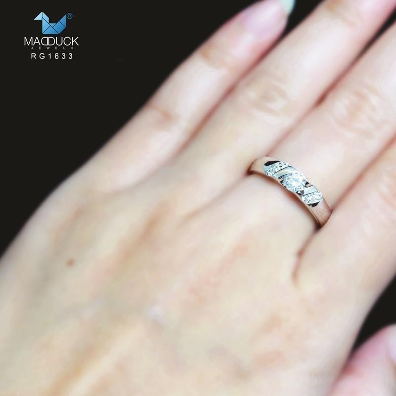 Unisex / male / female ring – CZ in 925 silver by Madduck Jewels