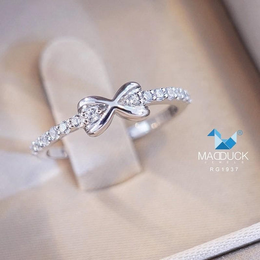 Women's ring – CZ in 925 silver by Madduck Jewels