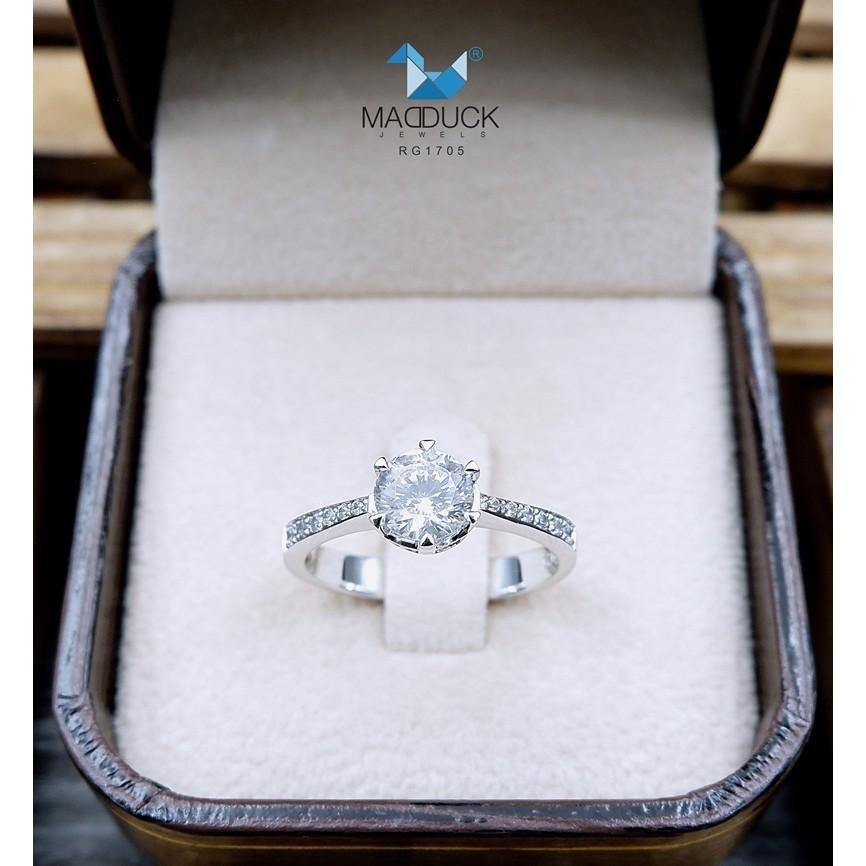 Couple ring set – CZ in 925 silver by Madduck Jewels
