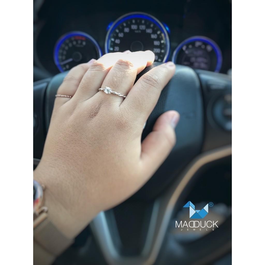 Women's ring – CZ in 925 silver by Madduck Jewels