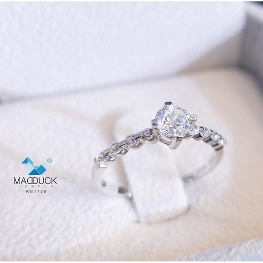 Women's ring – CZ in 925 silver by Madduck Jewels