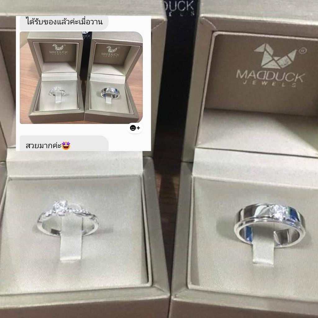 Couple ring set – CZ in 925 silver by Madduck Jewels