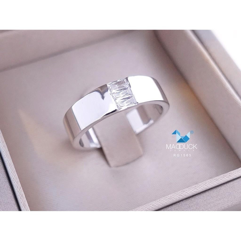 Men's ring – CZ in 925 silver by Madduck Jewels