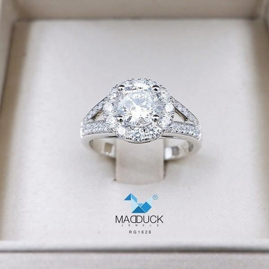 Women's ring – CZ in 925 silver by Madduck Jewels