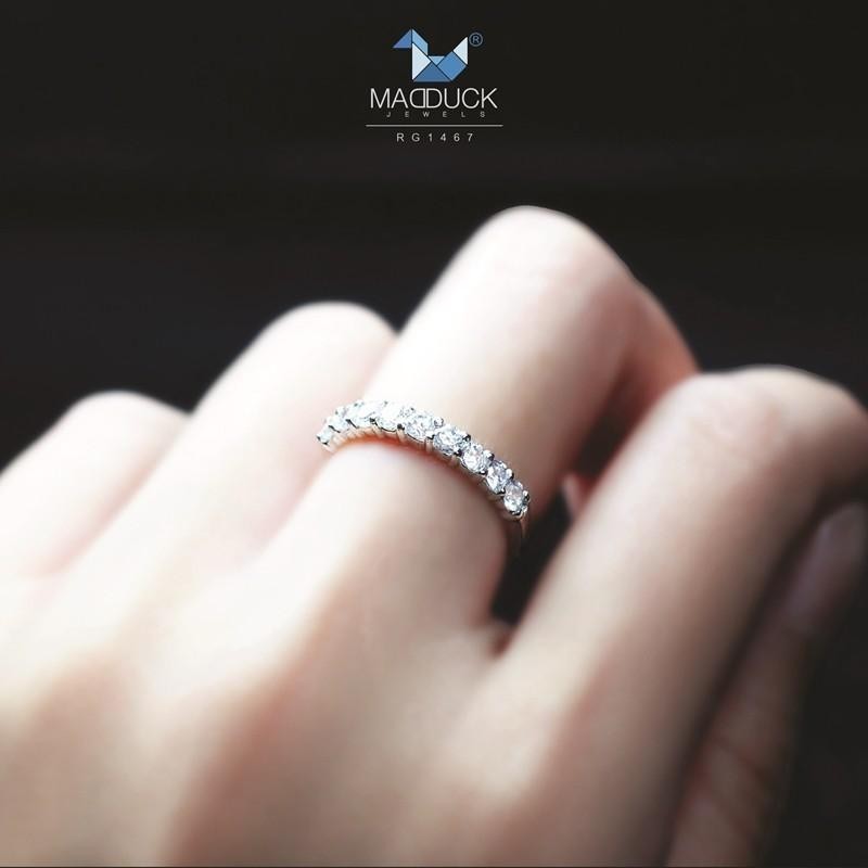 Couple ring set – CZ in 925 silver by Madduck Jewels