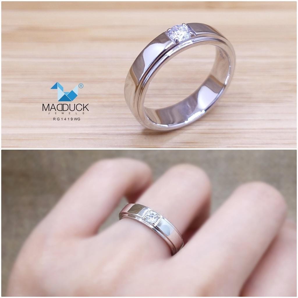 Unisex / male / female ring – CZ in 925 silver by Madduck Jewels