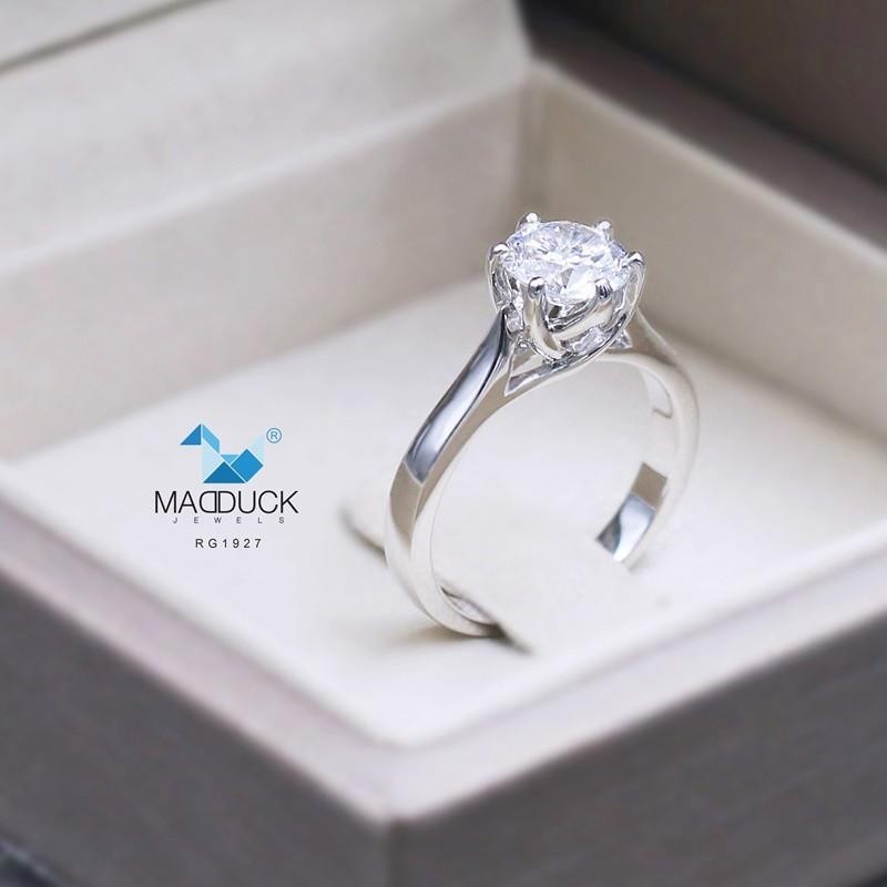 Women's ring – CZ in 925 silver by Madduck Jewels