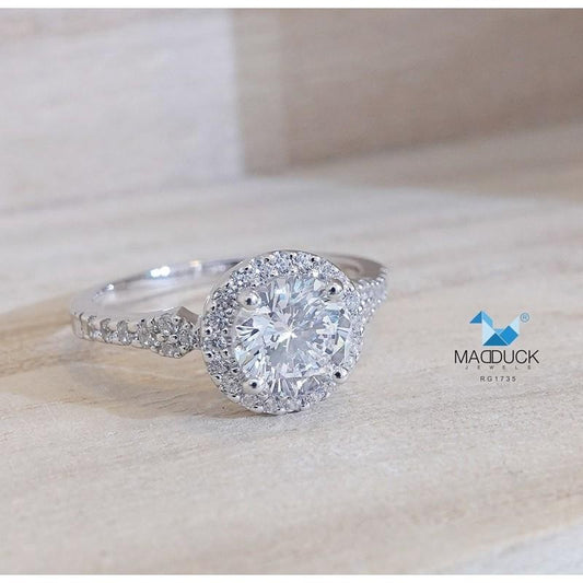Women's ring – CZ in 925 silver by Madduck Jewels