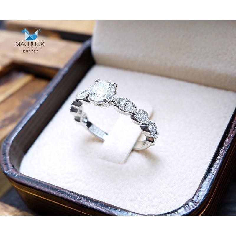 Couple ring set – CZ in 925 silver by Madduck Jewels