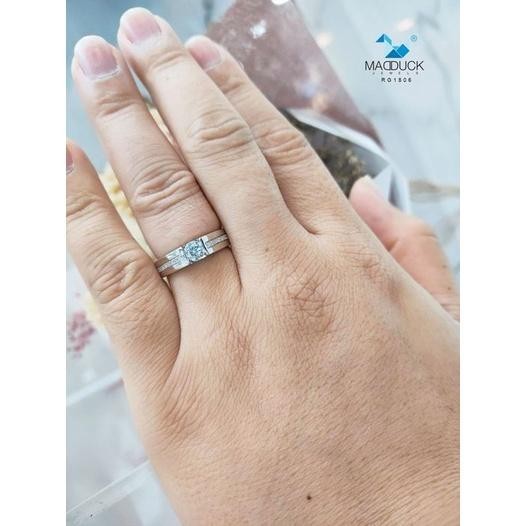 Couple ring set – CZ in 925 silver by Madduck Jewels