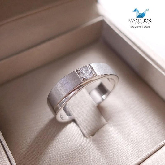 Men's ring – CZ in 925 silver by Madduck Jewels