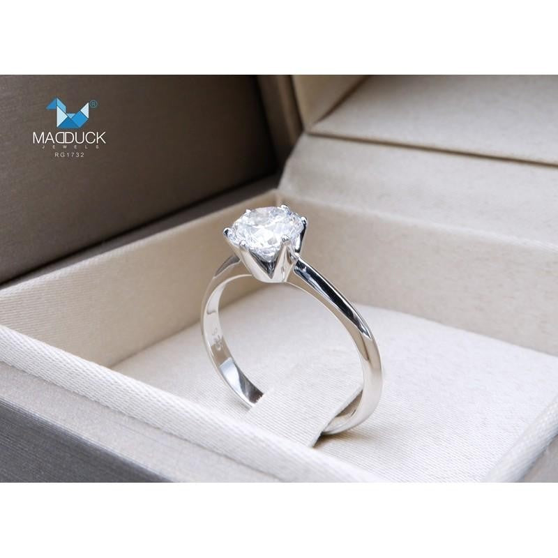 Couple ring set – CZ in 925 silver by Madduck Jewels
