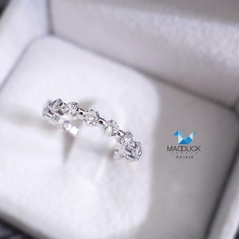 Women's ring – CZ in 925 silver by Madduck Jewels