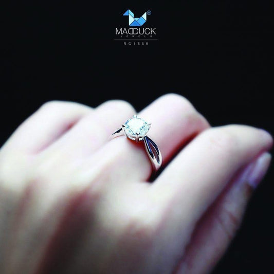 Women's ring – CZ in 925 silver by Madduck Jewels