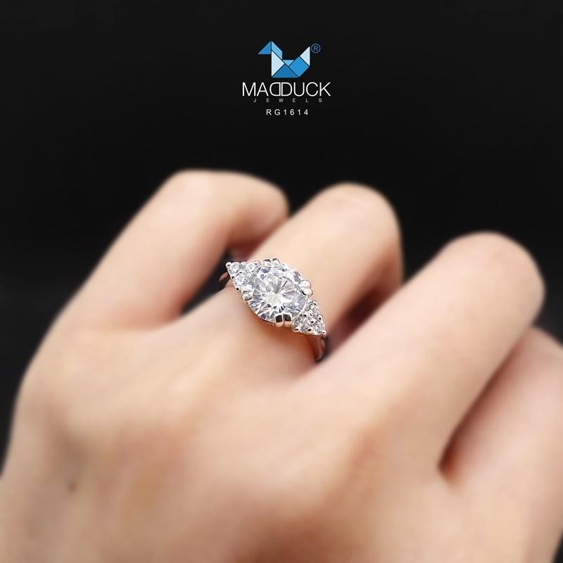 Women's ring – CZ in 925 silver by Madduck Jewels