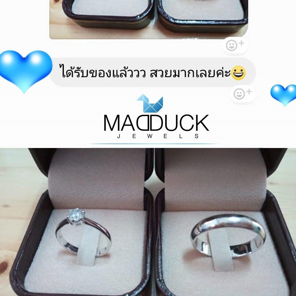 Couple ring set – CZ in 925 silver by Madduck Jewels