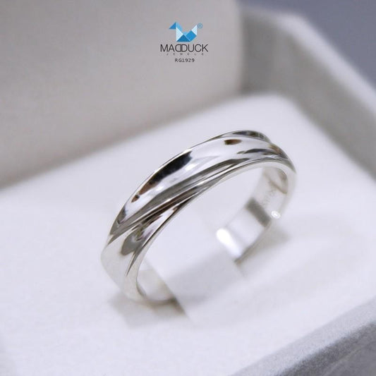 Unisex / male / female ring – CZ in 925 silver by Madduck Jewels