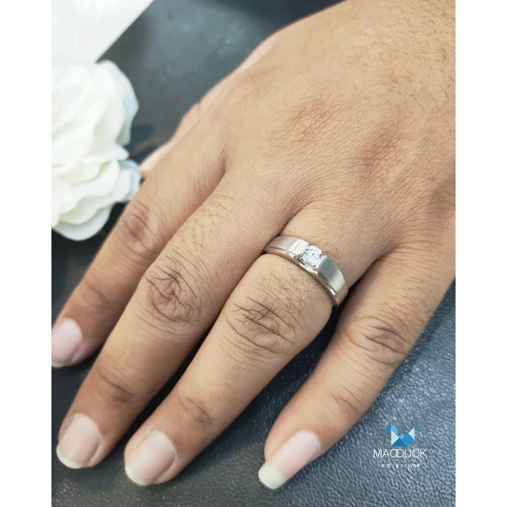 Men's ring – CZ in 925 silver by Madduck Jewels