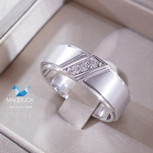 Couple ring set – CZ in 925 silver by Madduck Jewels