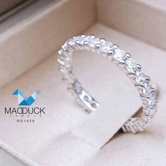 Women's ring – CZ in 925 silver by Madduck Jewels