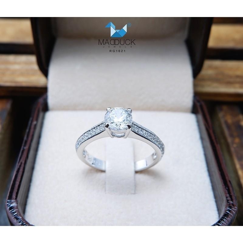 Couple ring set – CZ in 925 silver by Madduck Jewels
