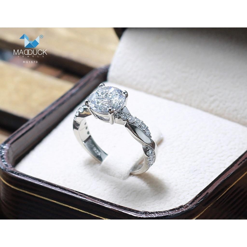 Couple ring set – CZ in 925 silver by Madduck Jewels