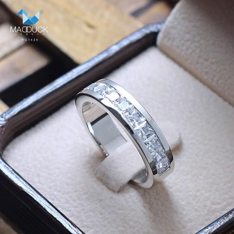 Unisex / male / female ring – CZ in 925 silver by Madduck Jewels