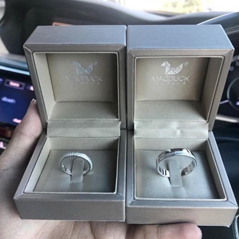 Couple ring set – CZ in 925 silver by Madduck Jewels