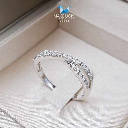 Women's ring – CZ in 925 silver by Madduck Jewels