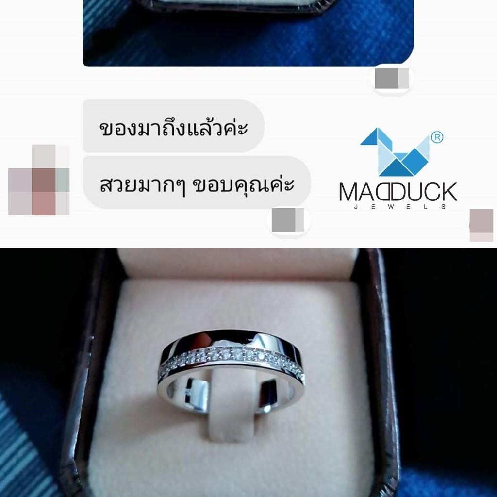 Unisex / male / female ring – CZ in 925 silver by Madduck Jewels