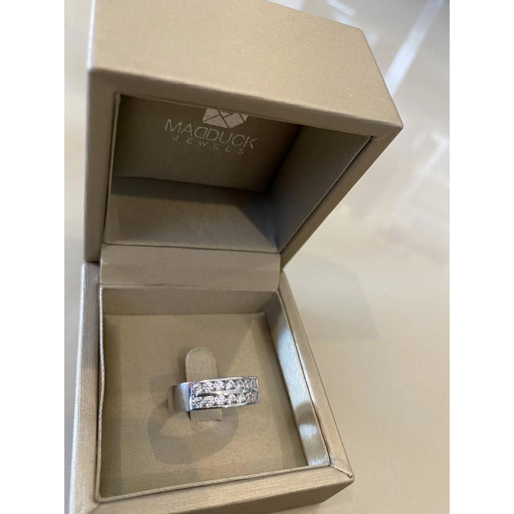 Unisex / male / female ring – CZ in 925 silver by Madduck Jewels