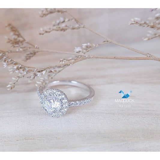 Women's ring – CZ in 925 silver by Madduck Jewels