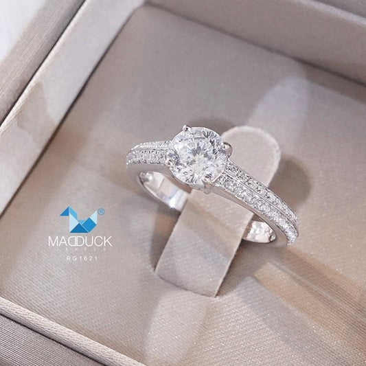 Women's ring – CZ in 925 silver by Madduck Jewels