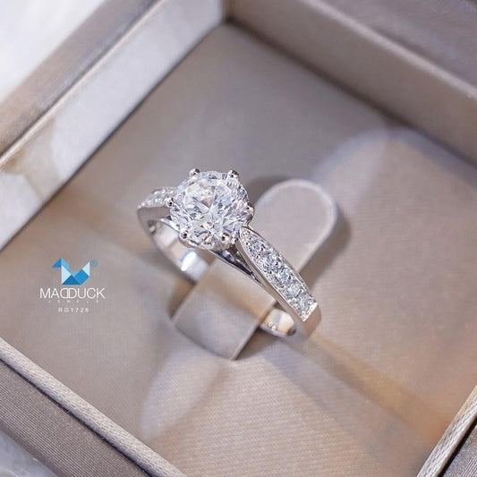 Women's ring – CZ in 925 silver by Madduck Jewels