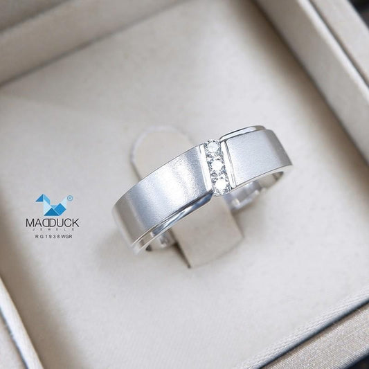 Men's ring – CZ in 925 silver by Madduck Jewels