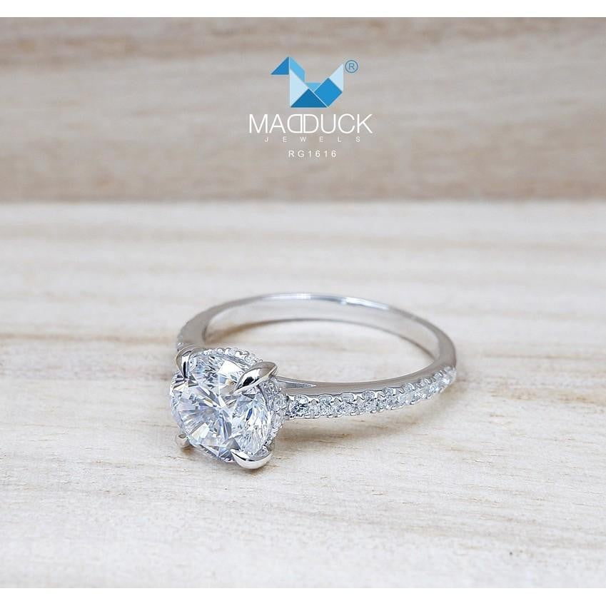 Couple ring set – CZ in 925 silver by Madduck Jewels