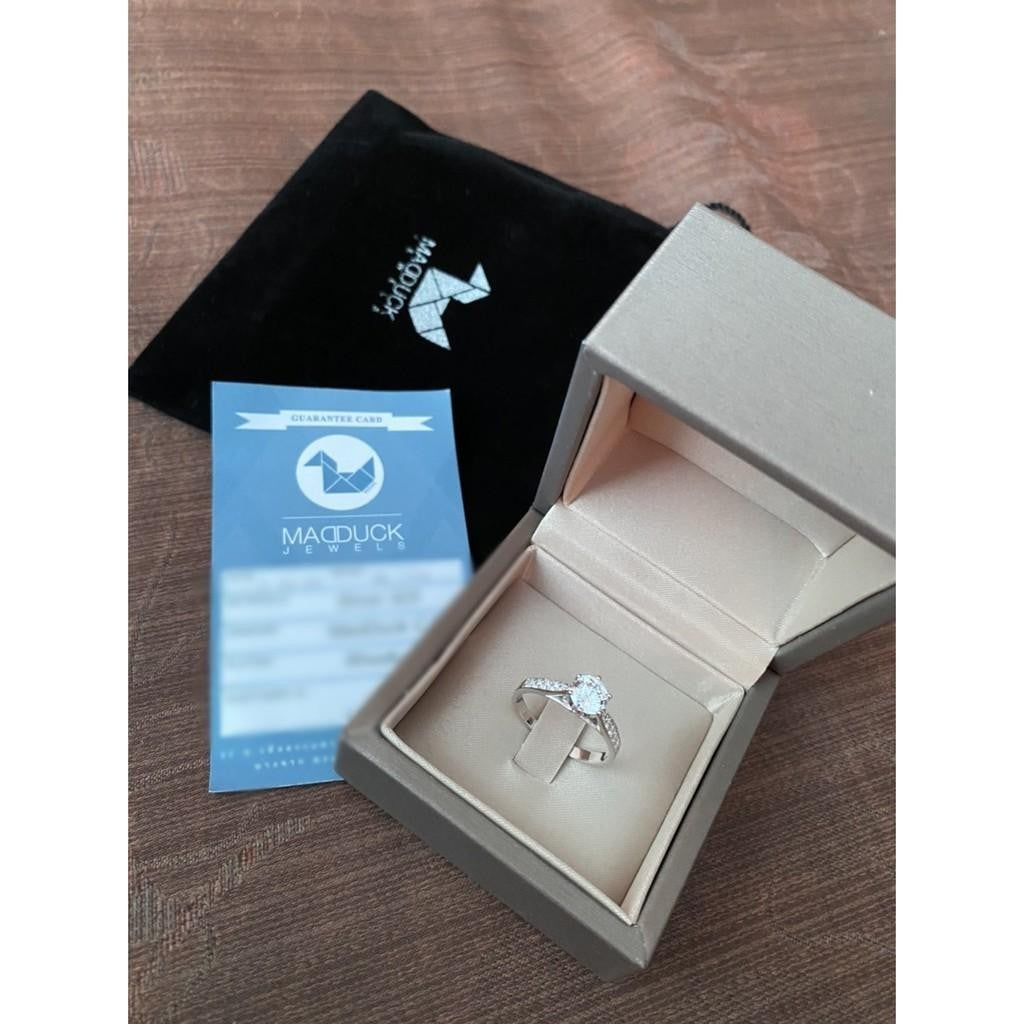 Women's ring – CZ in 925 silver by Madduck Jewels