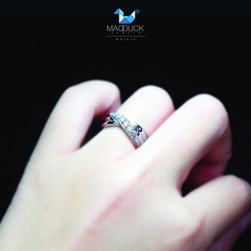 Women's ring – CZ in 925 silver by Madduck Jewels