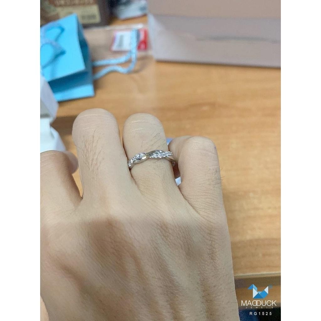 Women's ring – CZ in 925 silver by Madduck Jewels