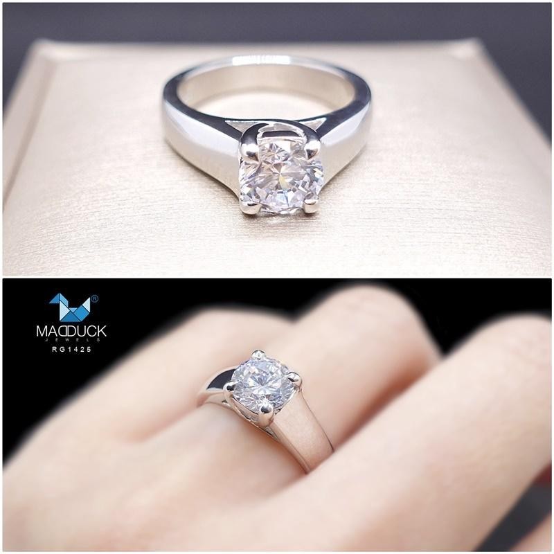 Women's ring – CZ in 925 silver by Madduck Jewels