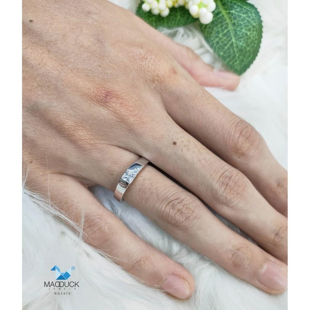 Unisex / male / female ring – CZ in 925 silver by Madduck Jewels