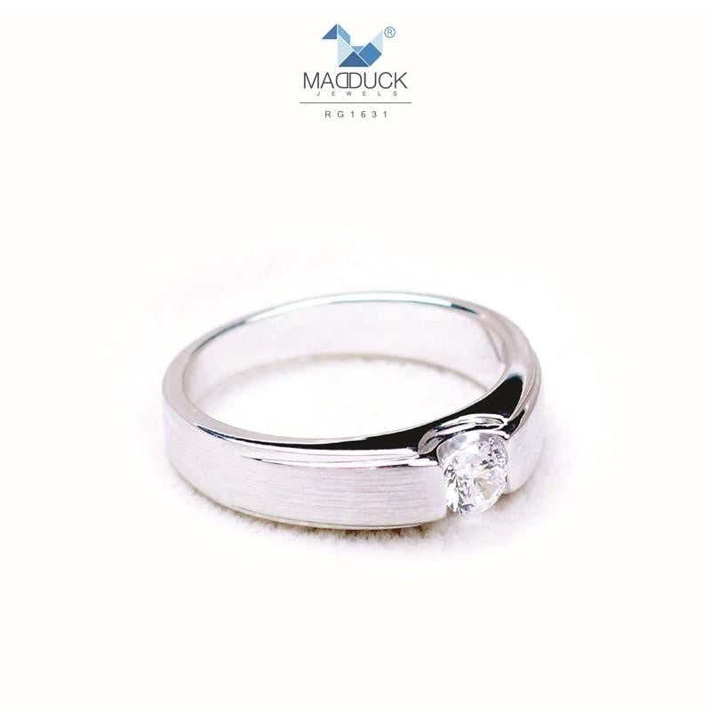 Men's ring – CZ in 925 silver by Madduck Jewels