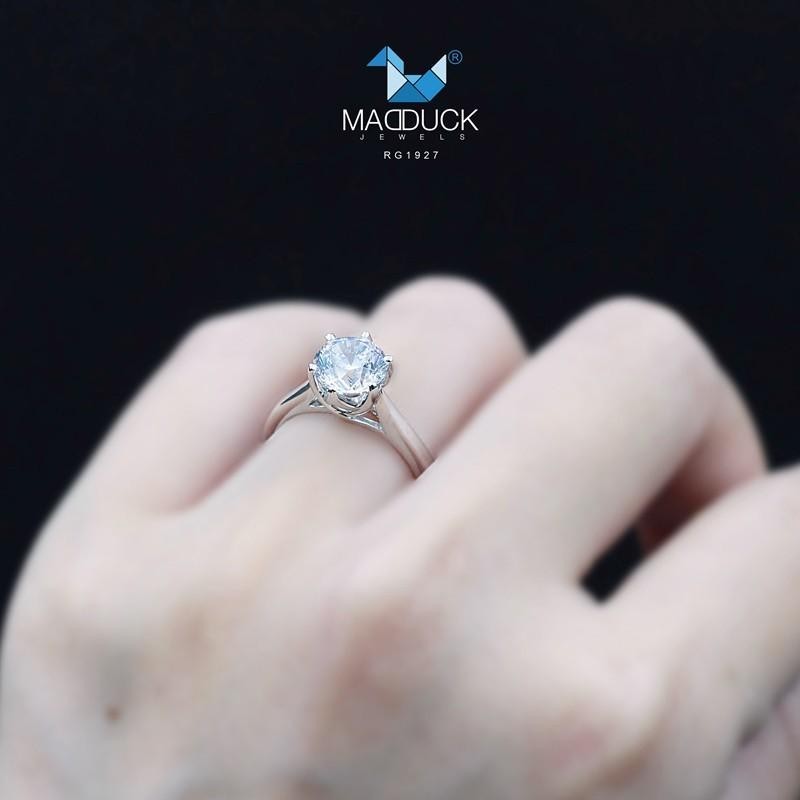 Women's ring – CZ in 925 silver by Madduck Jewels